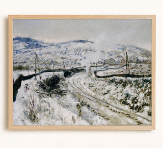 Train in the Snow at Argenteuil