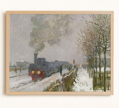 Train in the Snow