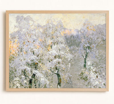 Trees in Wintry Silver