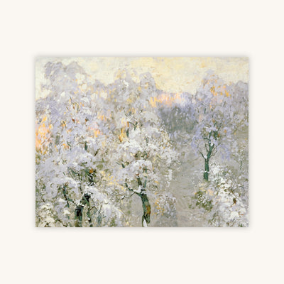 TREES IN WINTRY SILVER — Primary Image