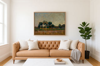 TREES ON THE MEADOW - Museum Quality Art