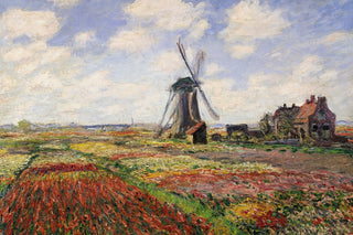 TULIP FIELDS WITH THE RIJNSBURG WINDMILL