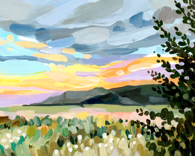 TWILIGHT OVER THE TETONS