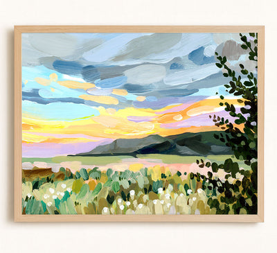 Twilight Over the Tetons