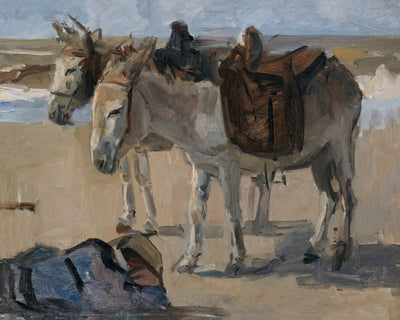 TWO DONKEYS - Museum Quality Art