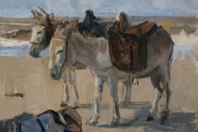 TWO DONKEYS - Museum Quality Art