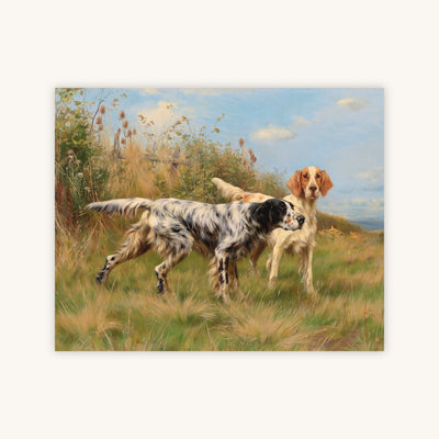 TWO ENGLISH SETTERS — Primary Image