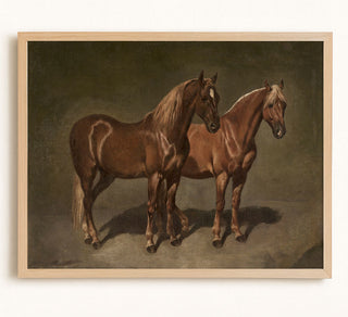 TWO HORSES - Museum Quality Art