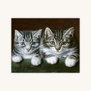 TWO TABBY KITTENS — Primary Image