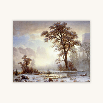 VALLEY OF THE YOSEMITE - SNOW FALL — Primary Image
