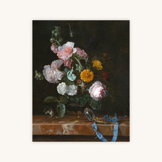 VANITAS FLOWER STILL LIFE — Primary Image