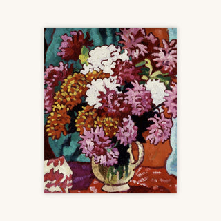 VASE OF DAHLIAS — Primary Image