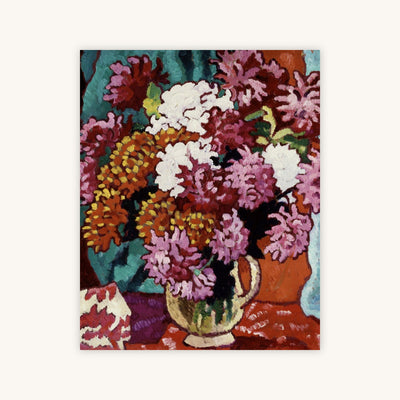 VASE OF DAHLIAS — Primary Image