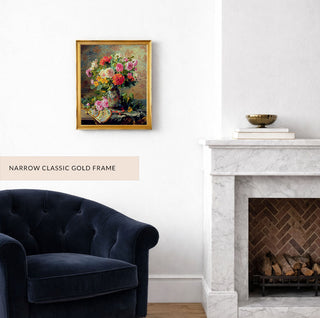 Vase of Flowers and a Fan