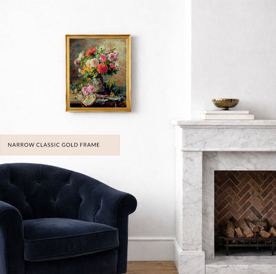 Vase of Flowers and a Fan