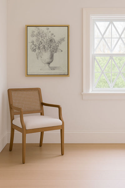 Vase of Flowers, Sketch