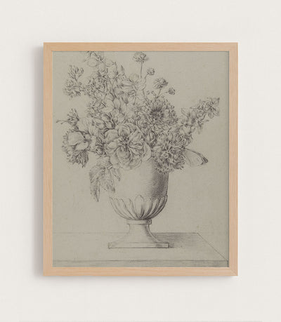 Vase of Flowers, Sketch