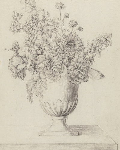 VASE OF FLOWERS, SKETCH