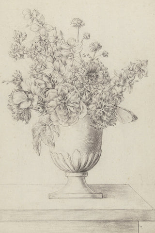 VASE OF FLOWERS, SKETCH