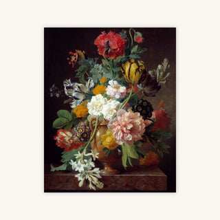 VASE OF FLOWERS WITH TUBER CASSEE — Primary Image
