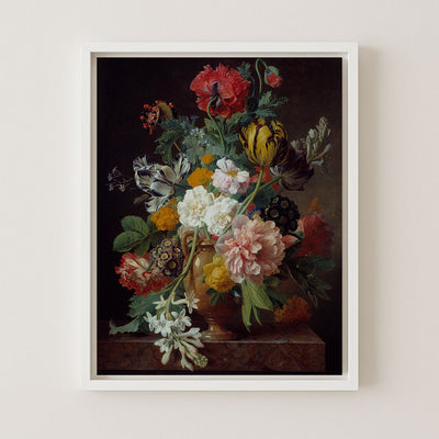 Vase of Flowers with Tuber Cassee