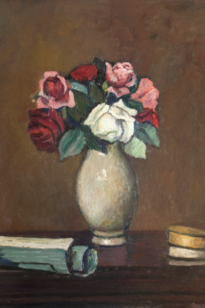 VASE OF ROSES