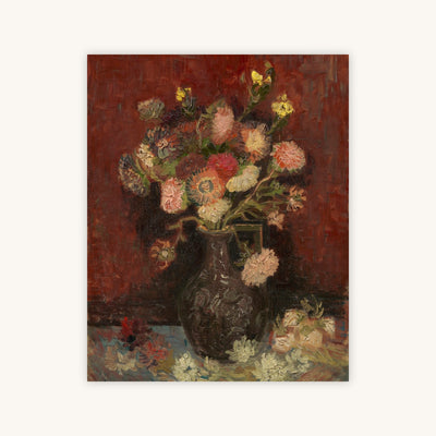 Vase With Chinese Asters and Glaieuls — Primary Image