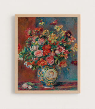 VASE WITH FLOWERS - Museum Quality Art