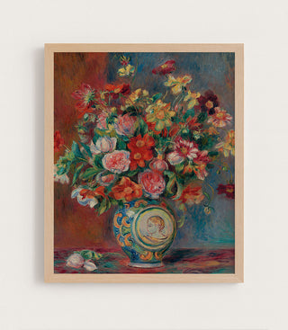 VASE WITH FLOWERS - Museum Quality Art