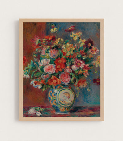 VASE WITH FLOWERS - Museum Quality Art