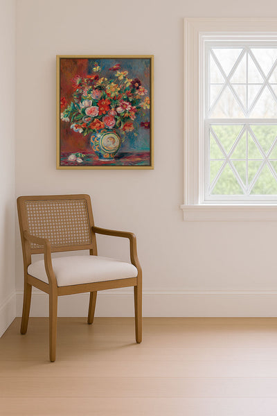 VASE WITH FLOWERS - Museum Quality Art