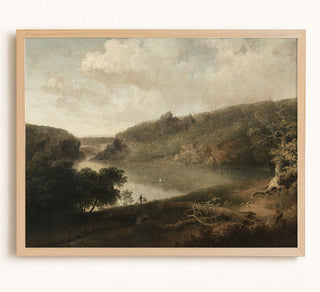 VIEW OF A LAKE - Museum Quality Art