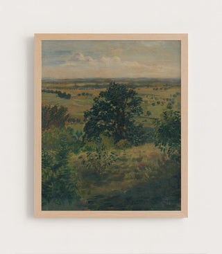 VIEW OF A LANDSCAPE - Museum Quality Art