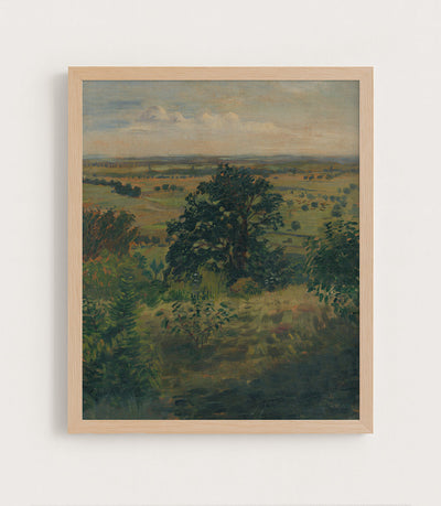 VIEW OF A LANDSCAPE - Museum Quality Art