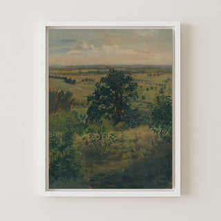 VIEW OF A LANDSCAPE - Museum Quality Art