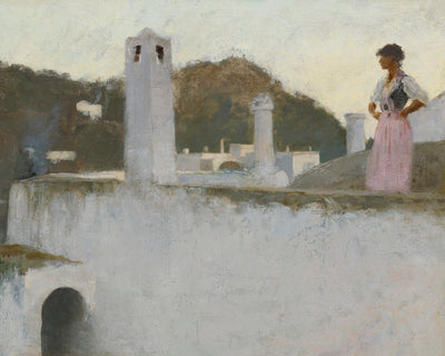 VIEW OF CAPRI - Museum Quality Art