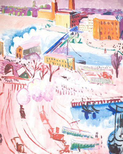 VIEW OF STOCKHOLM - Museum Quality Art