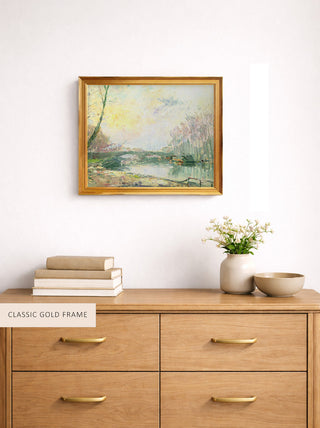 VIEW OF THE SEINE, PARIS - Museum Quality Art