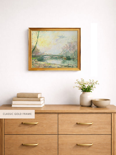VIEW OF THE SEINE, PARIS - Museum Quality Art