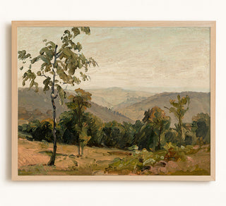View Over the Neckar Hills near Heidelberg
