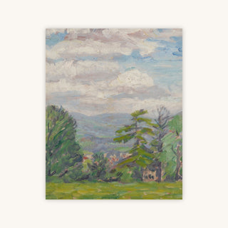 VIEW THROUGH MEADOW AND TREE, VALLEY BEYOND — Primary Image