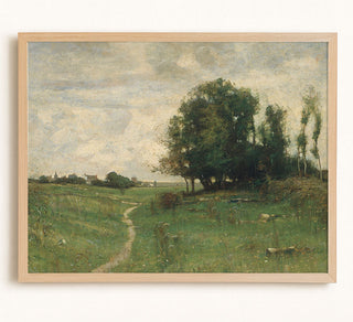 VILLAGE PATH - Museum Quality Art