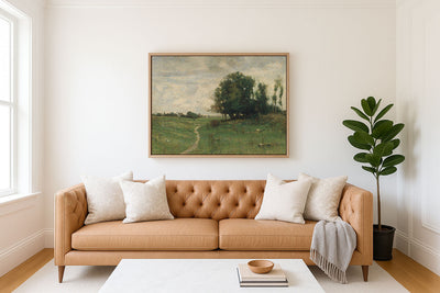 VILLAGE PATH - Museum Quality Art