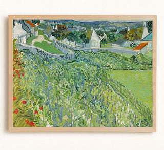 VINEYARDS AT AUVERS - Museum Quality Art