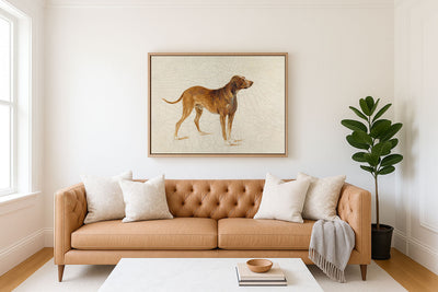 VINTAGE DOG - Museum Quality Art