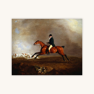 VINTAGE EQUESTRIAN PORTRAIT — Primary Image