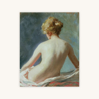 VINTAGE FEMALE NUDE, BACK — Primary Image