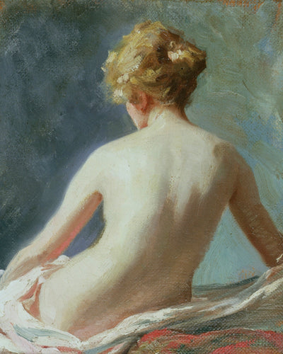 VINTAGE FEMALE NUDE, BACK