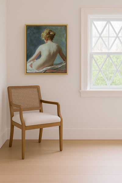 Vintage Female Nude, Back