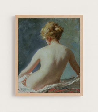 Vintage Female Nude, Back